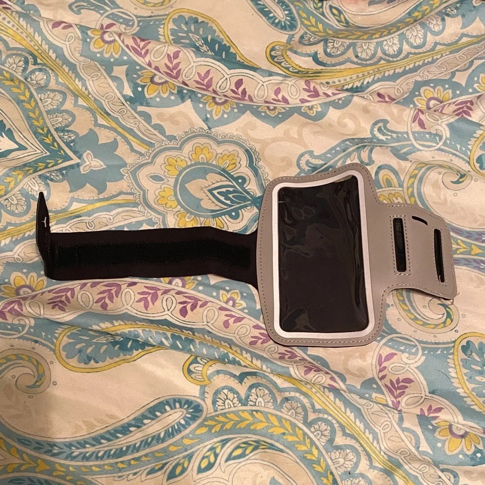 Gray Armband Phone Holder